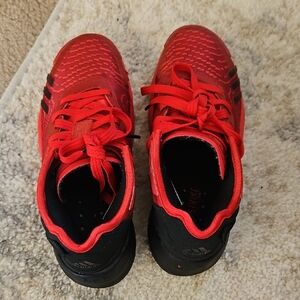 Adidas Kids Spida Mitchell Red and Black Sneakers